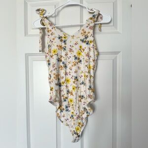 Old Navy XS tie strap v-neck bodysuit